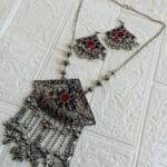 oxidised-Silver-afgani-necklace