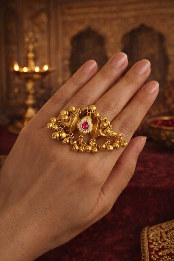royal-brass-gold-plated-adjustable-finger-ring