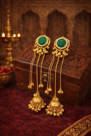 royal-brass-gold-plated-kashmiri-long-earring-sea-green