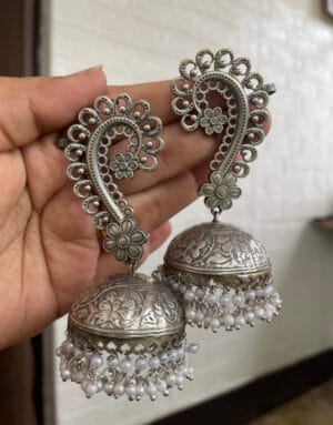 brass-silver-replica-jhumka-5 brass-silver-replica-jhumka-5