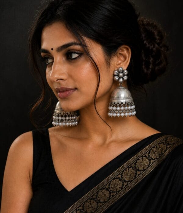 brass-silver-replica-jhumka-6-1 brass-silver-replica-jhumka-6-1