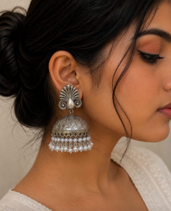 brass-silver-replica-jhumka-7-2 brass-silver-replica-jhumka-7-2