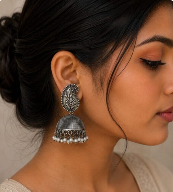 brass-silver-replica-jhumka-8-1 brass-silver-replica-jhumka-8-1