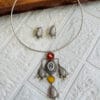 brass-silver-replica-necklace-set-with-earrings-17-1 brass-silver-replica-necklace-set-with-earrings-17-1