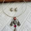 brass-silver-replica-necklace-set-with-earrings-17-2 brass-silver-replica-necklace-set-with-earrings-17-2