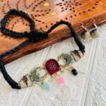 brass-silver-replica-necklace-set-with-earrings-19
