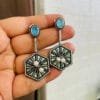 brass-replica-monalisa-stone-earrings brass-replica-monalisa-stone-earrings