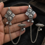 Brass Silver Replica Bugadi Earring brass-silver-replica-bugadi-earring-8