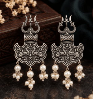 brass-silver-replica-earring