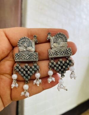 brass-silver-replica-earring-90