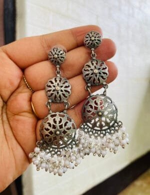 brass-silver-replica-earring-95