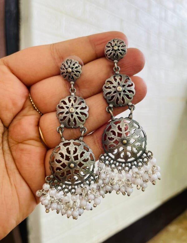 brass-silver-replica-earring-95 brass-silver-replica-earring-95