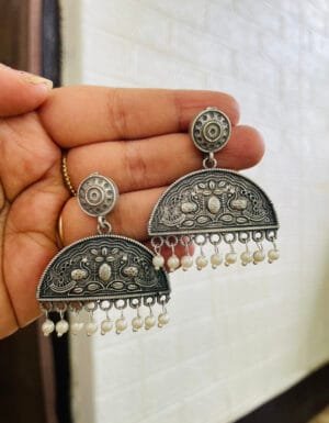 brass-silver-replica-earring-96