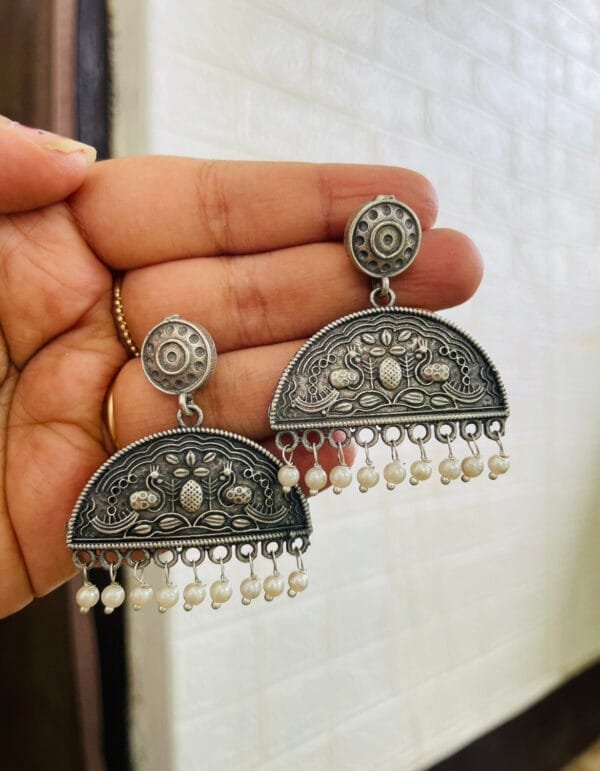 brass-silver-replica-earring-96 brass-silver-replica-earring-96