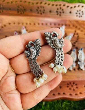 brass-silver-replica-earring-98
