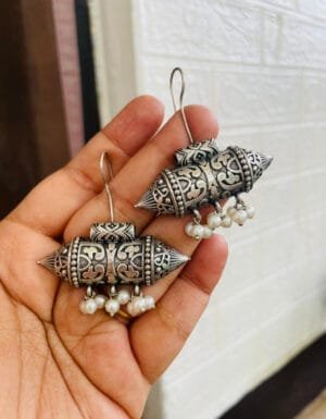 brass-silver-replica-hoop-earring-23