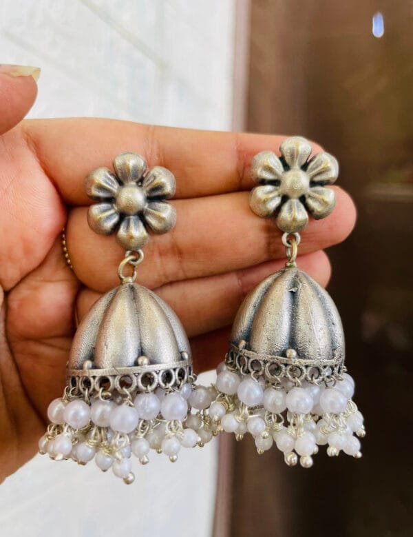 brass-silver-replica-jhumka-11